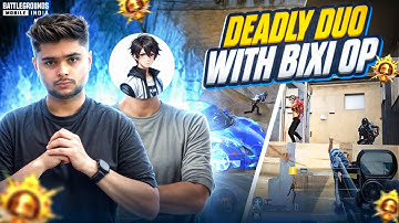 DEADLY DUO WITH BIXI OP 🔥 In Conqueror Lobby | Intense 1v4 Clutches BGMI