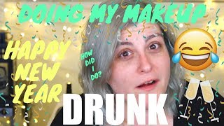 New Years Eve Drunk Makeup Tutorial!