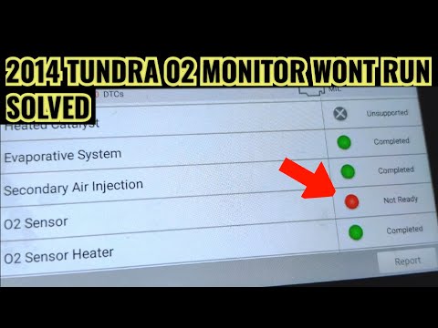 2013 - 2017 TOYOTA TUNDRA 02 MONITOR WONT RUN - MONITORS INCOMPLETE OXYGEN SENSOR