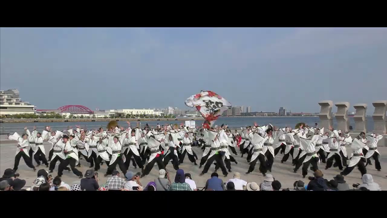 京都よさこい連 心粋 「和綵」　Sailing KOBE 2025　サブ会場