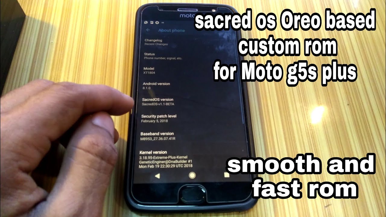 moto2 Sacred os||Moto g5s plus|| Android 8.1 ||smooth and fast rom||good battery performance||