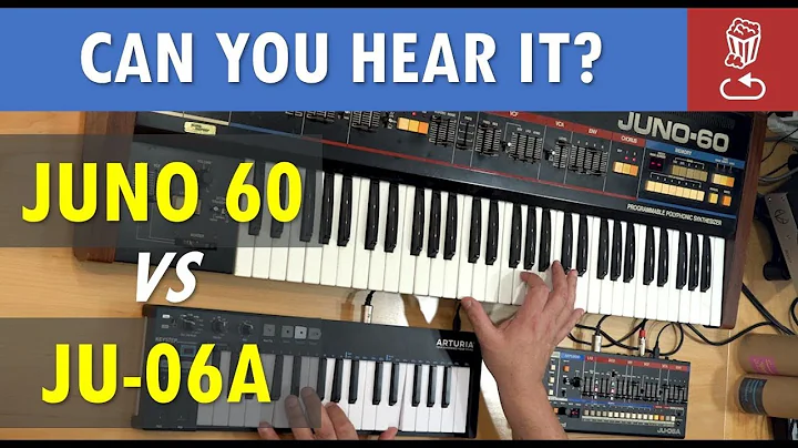 Roland JU-06A vs JUNO 60 // Can you tell the diffe...