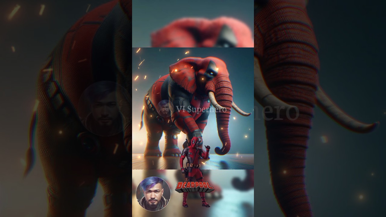 ELEPHANT Versions of Marvel & DC Superheroes! 😂