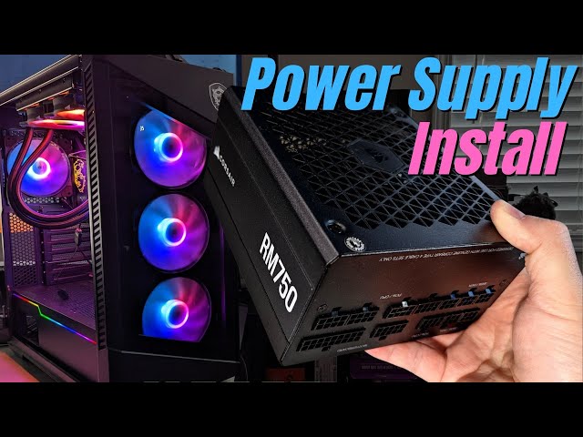 How to install a power supply