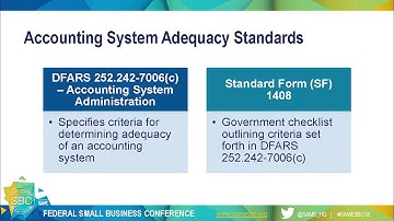 DCAA Accounting System Compliance for Small Business