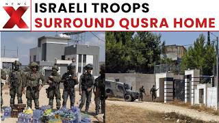 Israel-Gaza War: Israeli Soldiers Seen Throwing Items From Balcony Of Besieged Qusra Home | NewsX