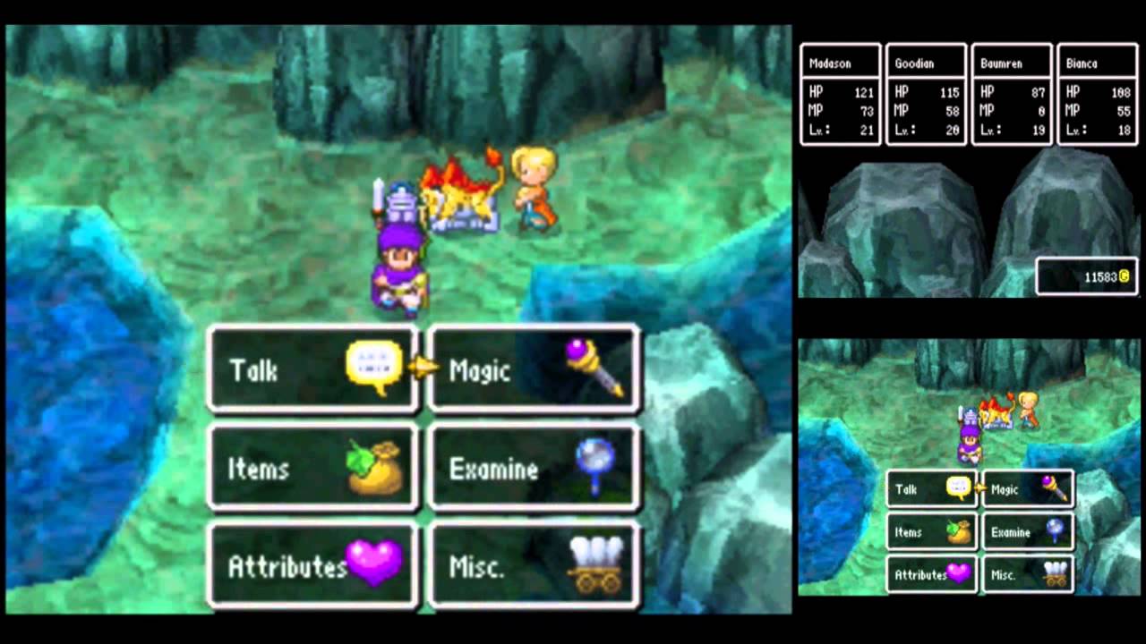 Dragon Quest V [DS] Commentary 048, Cataract Caves Seeking the Circle