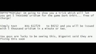 How To Get Free Uridium (Darkorbit)