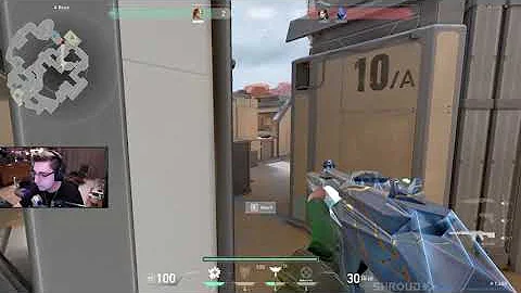 Shroud 1v5 clutch Ace on the NEW MAP(Fracture)