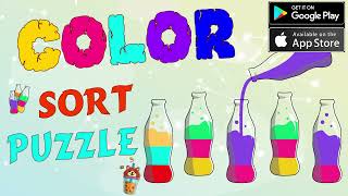 Magic Color Water Swap Puzzle - Mobile game screenshot 1