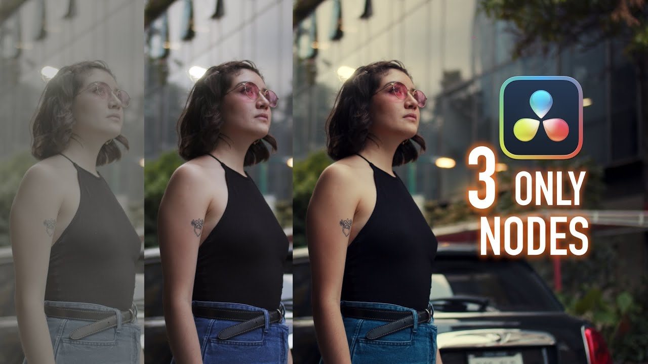 Урок цветокоррекции в Davinci Resolve — всего 3 узла! Просто и эффективно