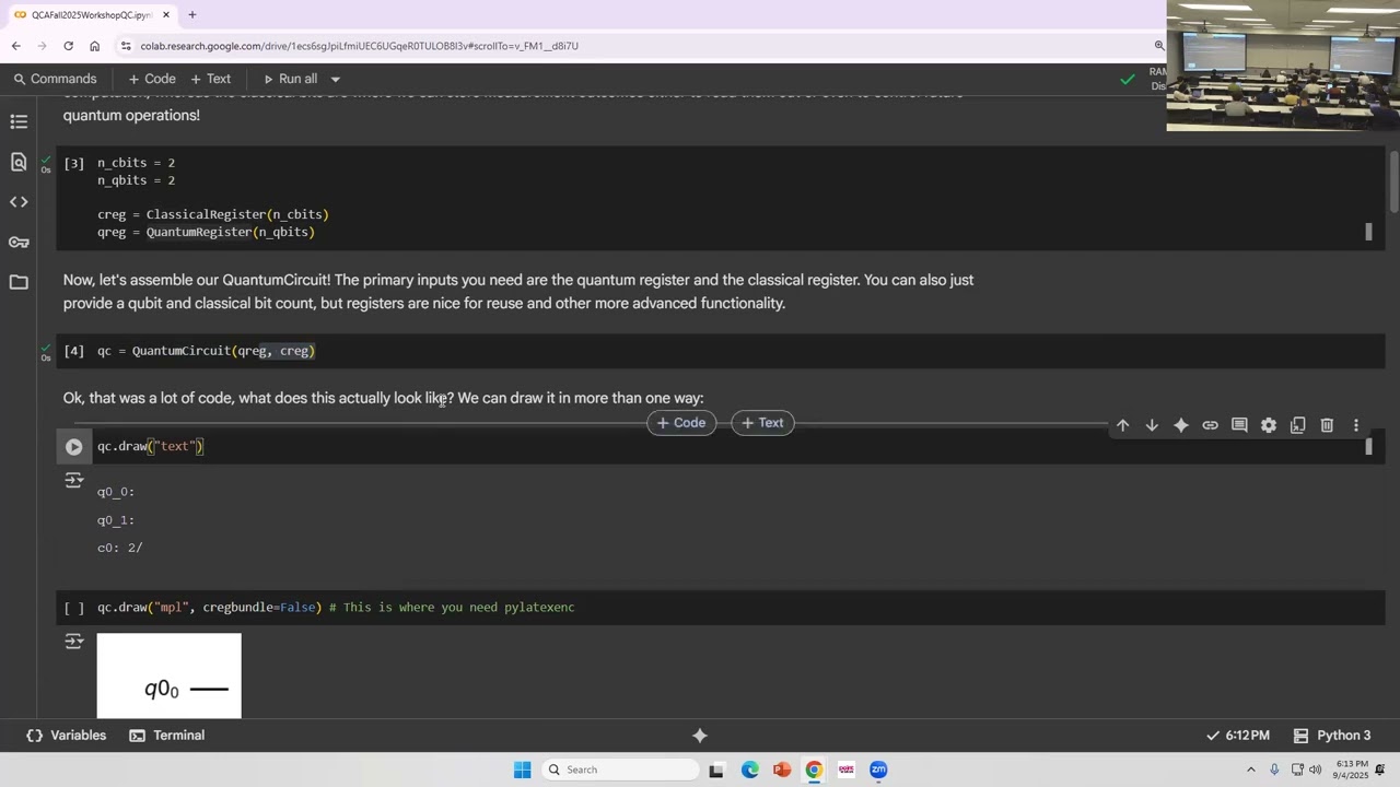 Introduction to Quantum Computing and Qiskit Workshop (Fall 2025)
