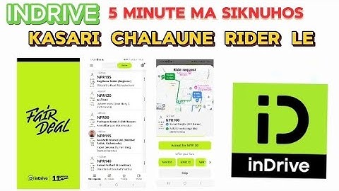 INDRIVE app kasari chalaune 5 मिनेटमा सिक्नुहोस INDRIVER चलाउन  HOW TO USE INDRIVE APP? INDRIVE VOLG