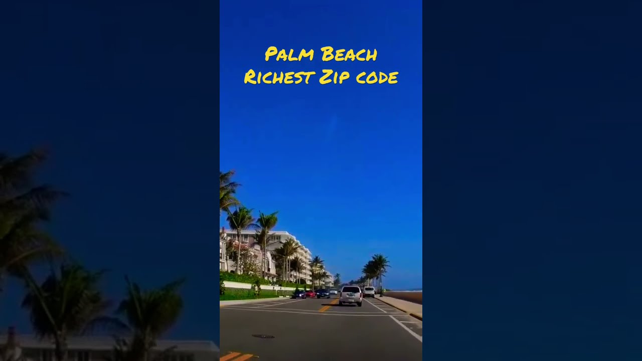 Palm Beach, the richest zip code in America