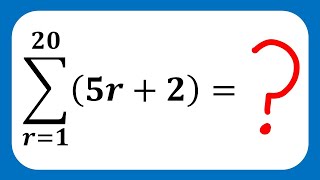 Sigma Notation - Sequences and Series - Edexcel A Level Maths