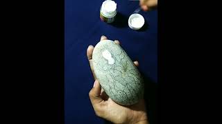 PART - 1 LORD SHIVA PAINTING on STONE ? #viral #shorts #creative #shiv #painting #youtubeshorts