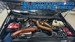 1719 SPE MOTORSPORT Big Intercooler piping kit 6.7 POWERSTROKE all COPPER!! #diesel