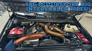 17-19 SPE MOTORSPORT Big Intercooler piping kit 6.7 POWERSTROKE all COPPER!! #diesel