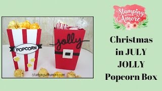 Christmas in July Jolly Popcorn Box