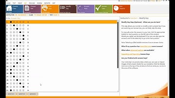 Remark Test Grading Edition Interface: Modify Key: Modifying or Using Advanced Answer Key Options