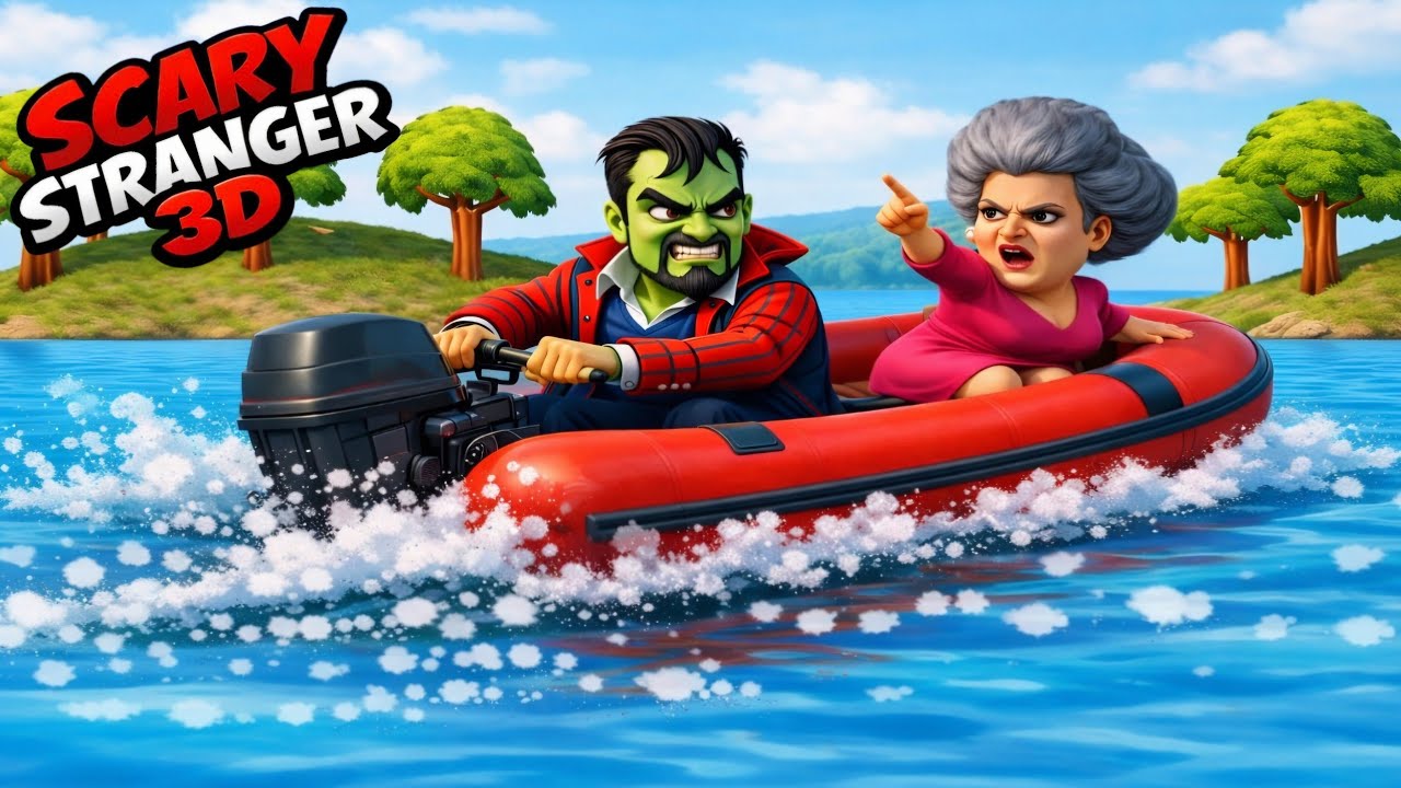 CAPTAIN GRUMPY PRANK ON SCARY STRANGER IN BOAT! | SCARY TEACHER 3D ...