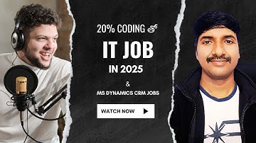 Low Coding with a decent package IT Job | MS Dynamics CRM 365 job @LuckyTechzone