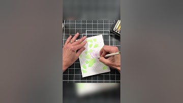 Memory Box Embossing Folder and Die #flowers #cards #coloring #crafts #shorts