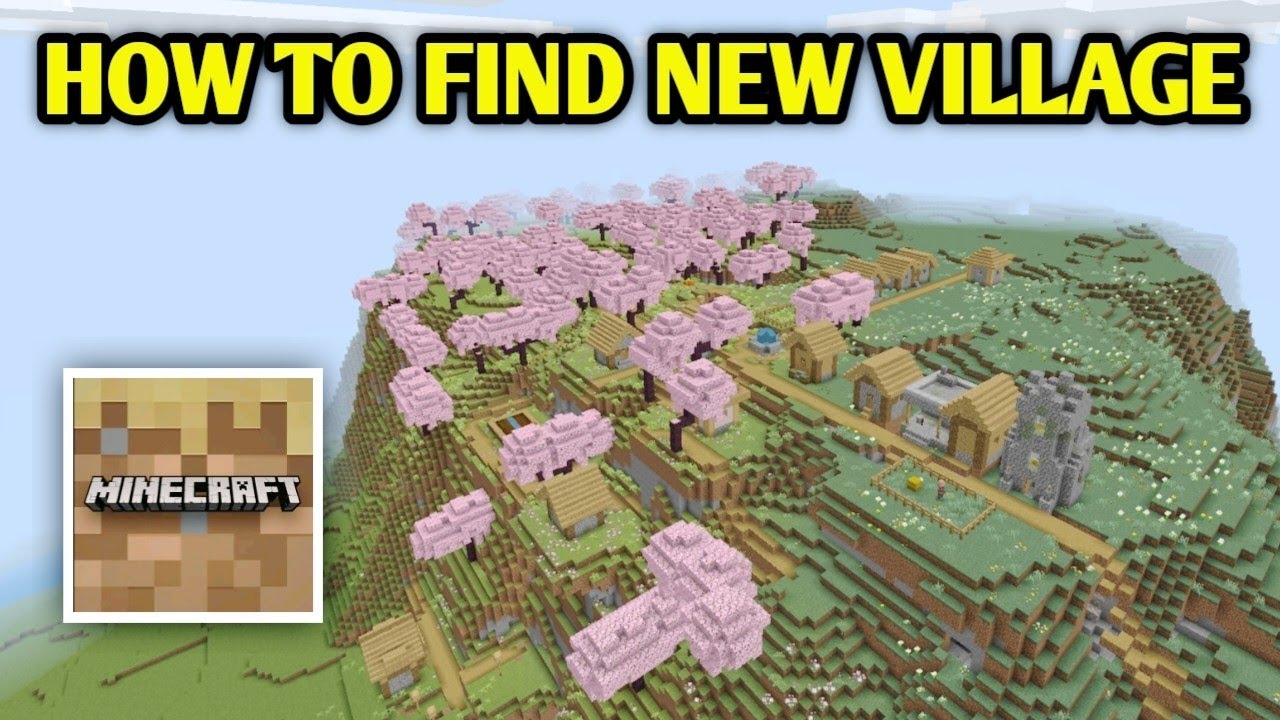 Minecraft trial me village kaise dhudhe | how to find village in ...