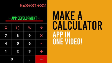 CALCULATOR APP TUTORIAL - CREATING A SIMPLE CALCULATOR APP IN ANDROID STUDIO IN ONE VIDEO 2021