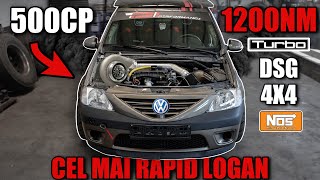 DACIA LOGAN 500HP + NOS - THE MONSTER FROM MIOVENI screenshot 3