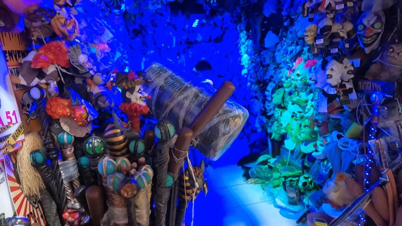 MERCADO SONORA  🦇🧛‍♂️ MASCARAS Y ACCESORIOS DE HALLOWEEN 2025  💀 ZOMBIE TOWN