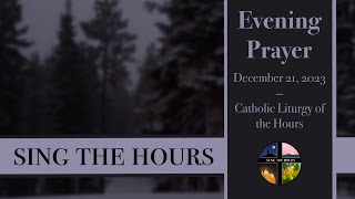 12.21.23 Vespers, Thursday Evening Prayer of the Liturgy of the Hours
