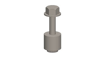 Captive Screw, Manufactured by Clarendon Specialty Fasteners, Swaged in Animation