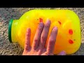 Breaking glass bottles⚠️ - Crushing Crunchy & Soft Things🔥🍾
