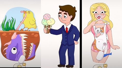 Dop 2 delete one part gameplay level 1117 to 1132 @emilyhchannel3303