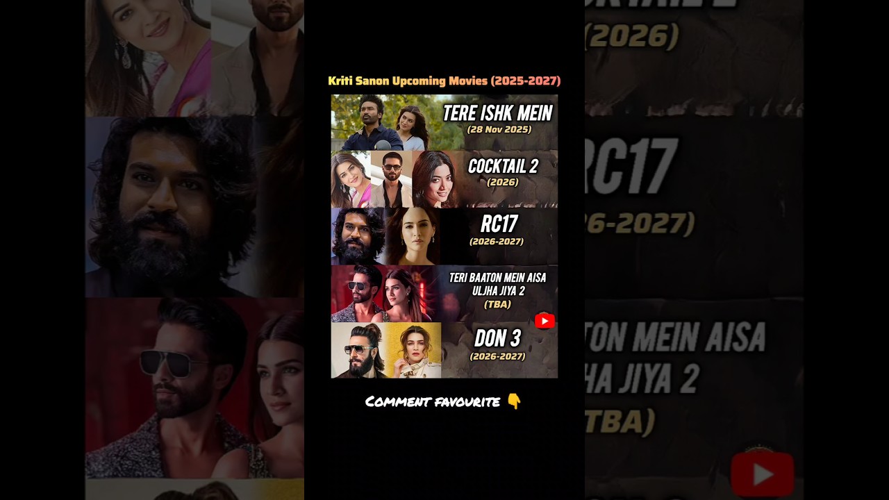 Kriti Sanon Upcoming Amazing Lineups 🤯 