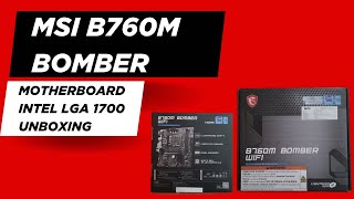 Msi B760M Bomber Wifi Motherboard
