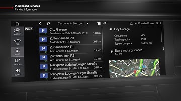 How to Video Panamera (G2)  "PCM based Services - Parking Information"
