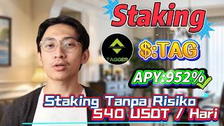 dalam 24 jam! Pemula pun bisa staking TAG buat hasil 900%+ per tahun! 🔥