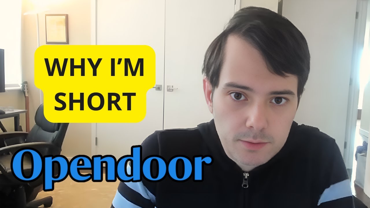 Martin Shkreli Starts A Small SHORT Position In Opendoor Technologies