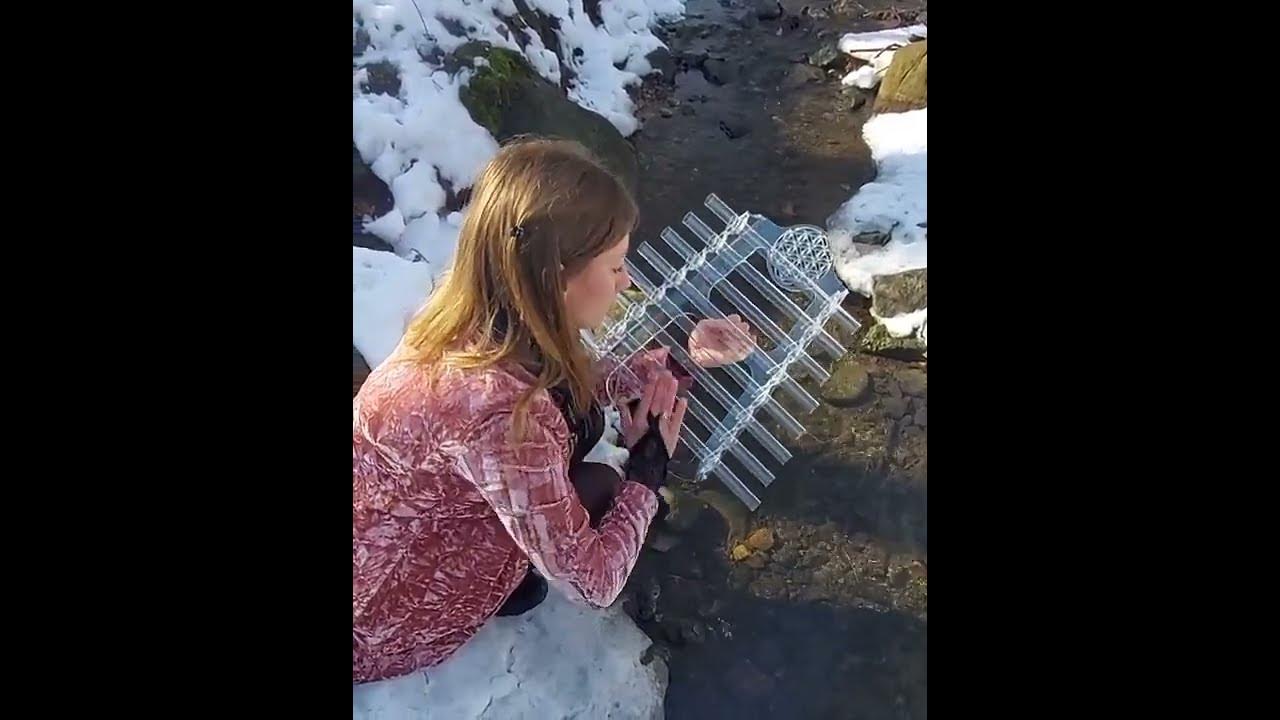 Crystal Harp 432Hz Sound from the forest SacredForest