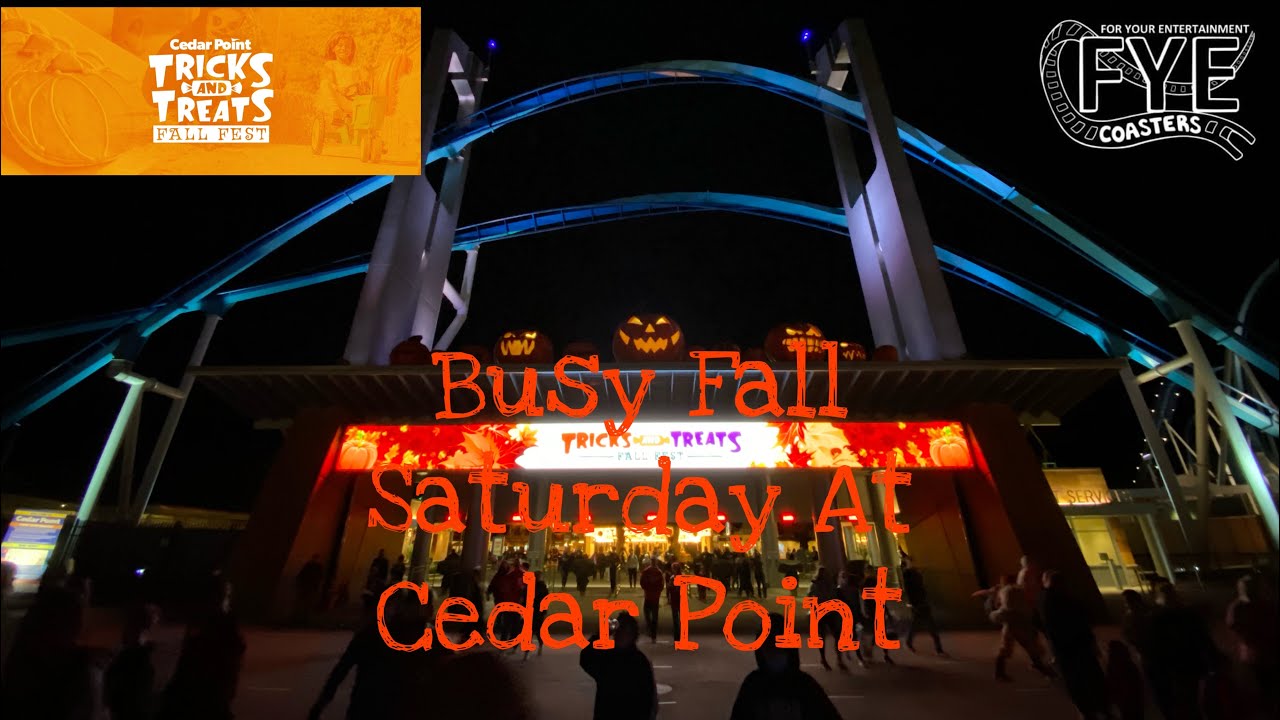 Cedar Point Tricks and Treats Fall Festival VLog YouTube