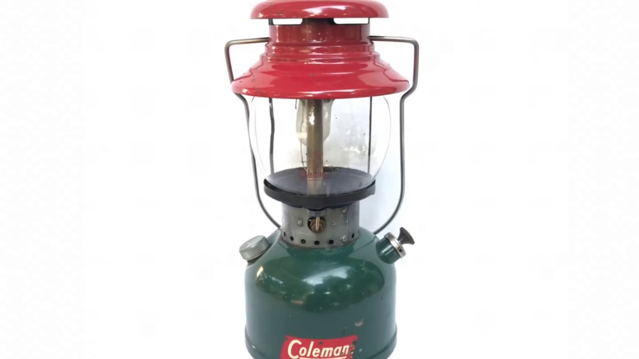 Vintage Coleman lantern 200 Christmas 1951’s - YouTube
