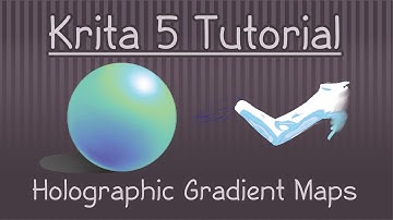 Krita 5: Gradient Maps and Holographic Results!