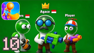 Dye Hard - Color War - Gameplay Walkthrough Part 10 - Territory Control! (iOS, Android)