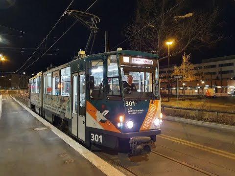 Potsdam: Testfahrt auf der neuen Hauptbahnhof-Schleife