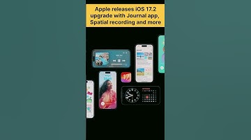 Apple releases iOS 17.upgrade with Journal app, Spatial recording and more #shorts