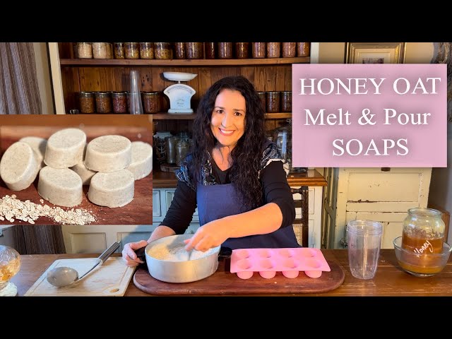 How to Make Melt and Pour Soap - Goats Milk and Honey Soap DIY 