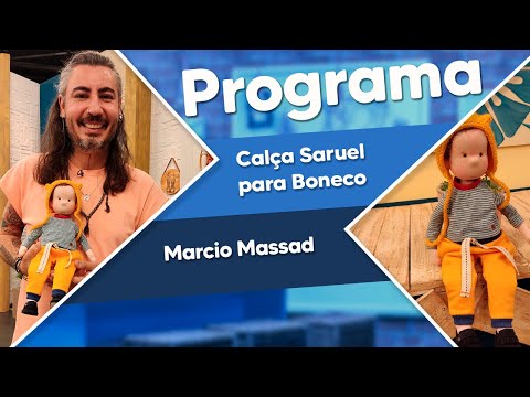 CALÇA SARUEL PARA BONECO