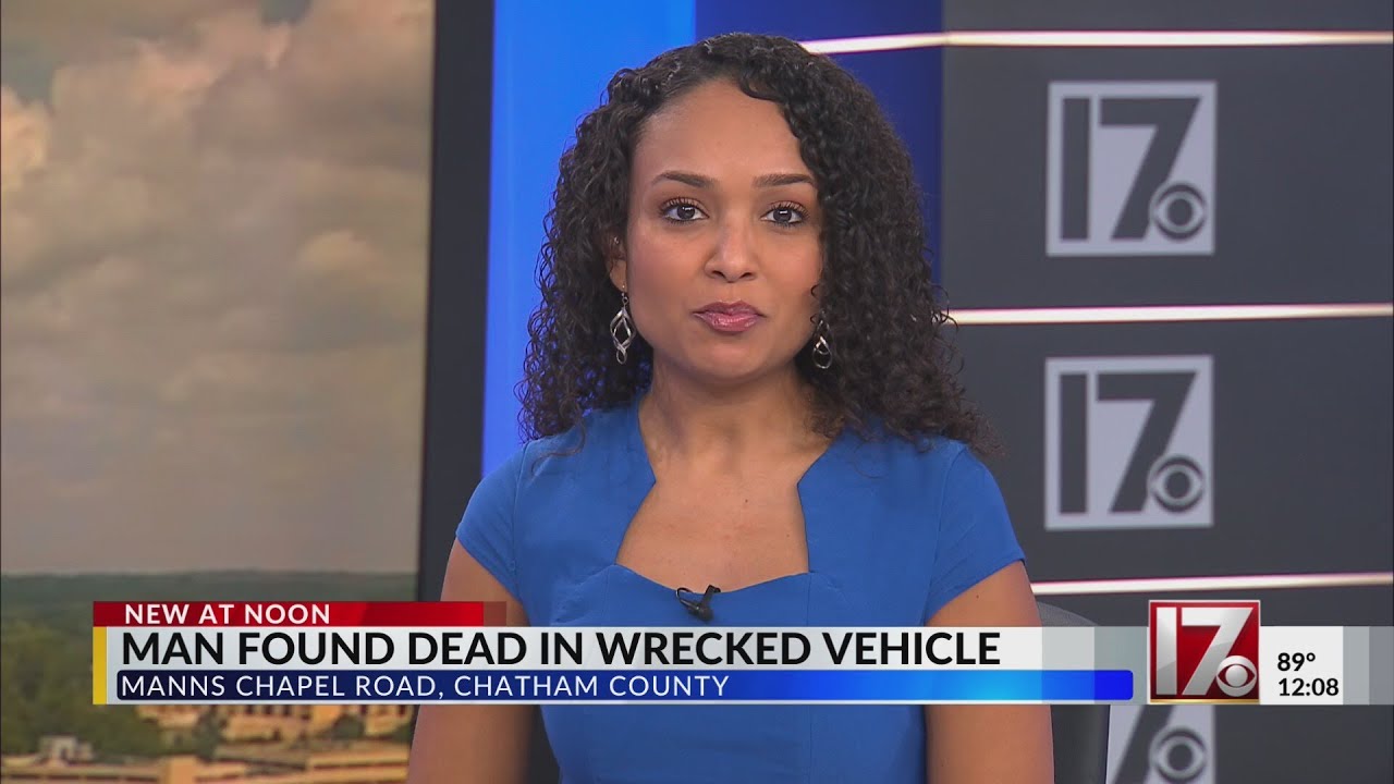 Man found dead in wrecked vehicle in Chatham County - YouTube